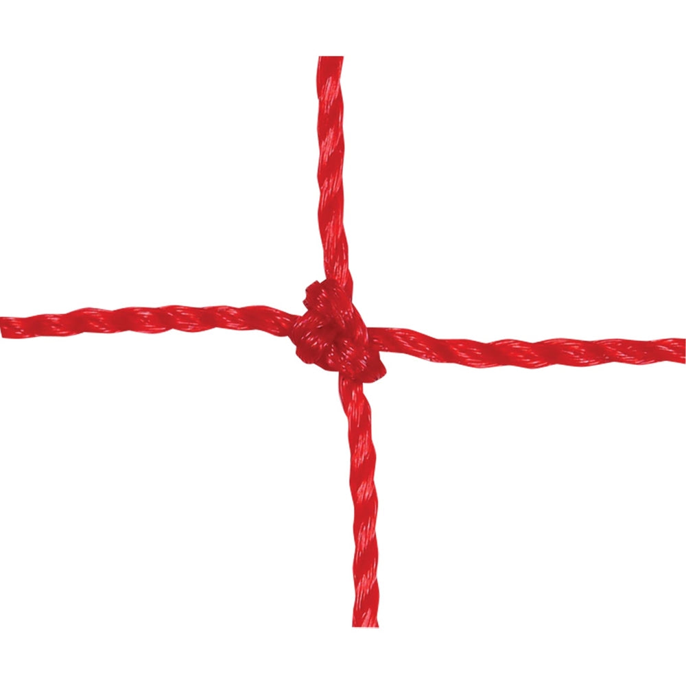 Twisted Soccer Goal Net 3.0mm - Red, 3.0 Mm