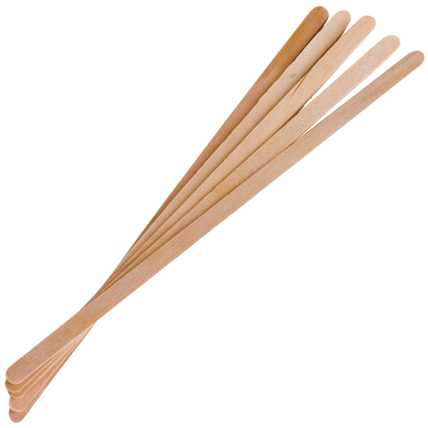 Renewable Wooden Stir Sticks - 7in - Case of 10000