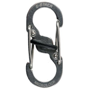 Nite Ize S-Biner MicroLock 3 Lb. Capacity Stainless Steel S-Clip Key Ring (2-Pack)