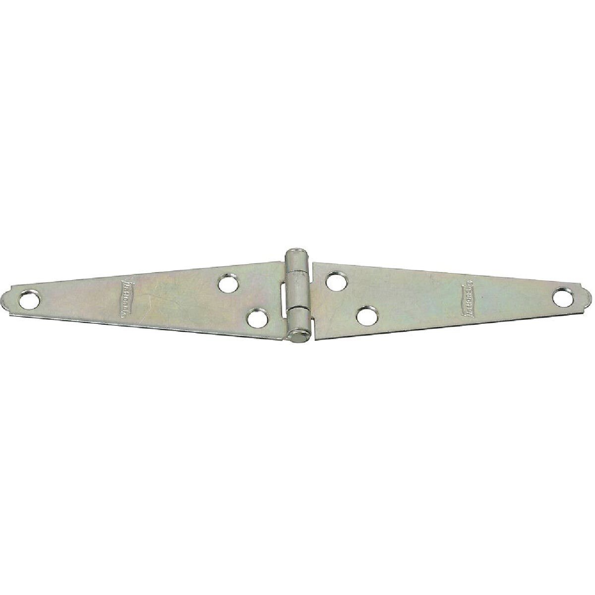 National 4 In. Zinc Light Strap Hinge (2-Pack)