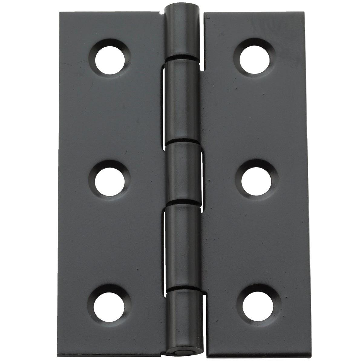 National 2 In. X 1-3/8 In. Oil Rubbed Bronze Broad Hinge (2-Pack)