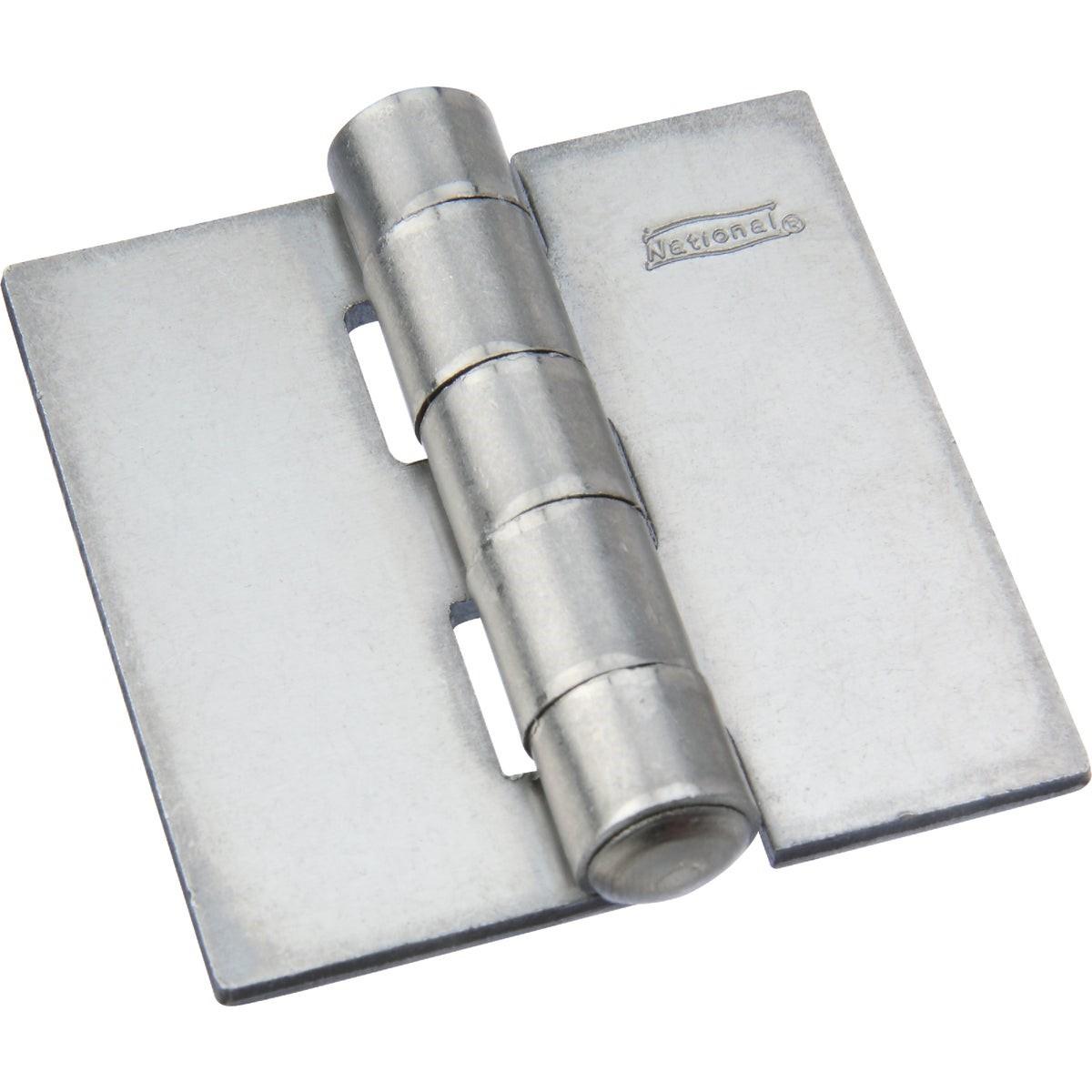 N273888 National 2 In. Square Plain Steel Weldable Door Hinge