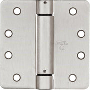 National 3.5 In. Satin Nickel 5/8 In. Radius Spring Door Hinge