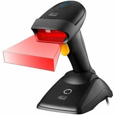 Adesso NuScan 2500 Bluetooth/2.4-GHz Dual-Mode Medical-Grade 2D Handheld Barcode Scanner with Charging Cradle