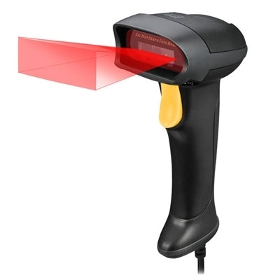 Adesso NuScan 2500TU Heavy Duty Long Range Handheld 1D/2D Barcode Scanner  USB  Spill Resistant  Antimicrobial  Drop Protection - NUSCAN2500TU