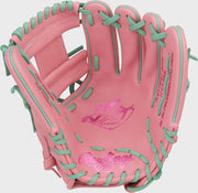 Rawlings Nxt Series 11.5-Inch Baseball Glove - Right Hand Thrower - Pink/Mint