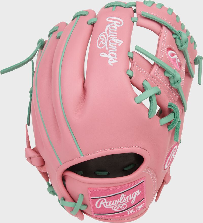 Rawlings Nxt Series 11.5-Inch Baseball Glove - Right Hand Thrower - Pink/Mint