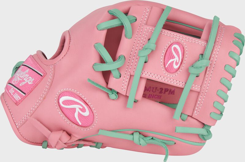 Rawlings Nxt Series 11.5-Inch Baseball Glove - Right Hand Thrower - Pink/Mint