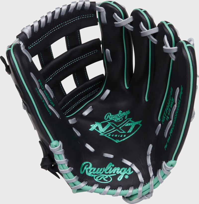 Rawlings Nxt Series 12.5-Inch Baseball Glove - Left Hand Thrower - Black