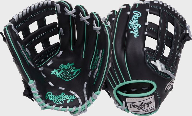 Rawlings Nxt Series 12.5-Inch Baseball Glove - Right Hand Thrower - Black