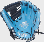 Rawlings Nxt Series 11.25-Inch Baseball Glove - Right Hand Thrower - Columbia Blue/Navy