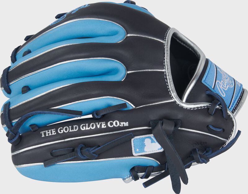 Rawlings Nxt Series 11.25-Inch Baseball Glove - Right Hand Thrower - Columbia Blue/Navy