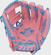 Rawlings Nxt Series 11.5-Inch Baseball Glove - Right Hand Thrower - Pink/Columbia Blue