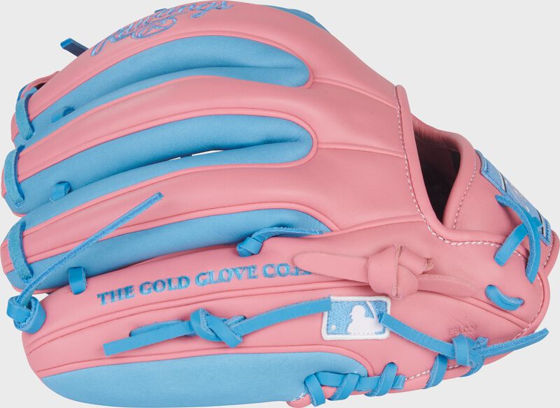 Rawlings Nxt Series 11.5-Inch Baseball Glove - Right Hand Thrower - Pink/Columbia Blue