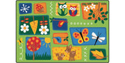 Nature Colors Toddler Rug  - 4ft x 6ft - Rectangle - Green