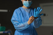 OmniTrust Non-Woven Isolation Gown, 10 Pcs/Bag, 10 Bag/Cs