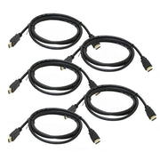 Impecca 6FT High Speed HDMI Cable with Ethernet (5 Pack)