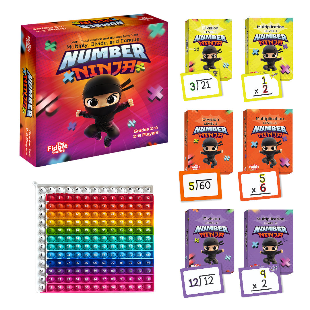 Math Games - Number Ninja :  Grade 1 - Grade 3