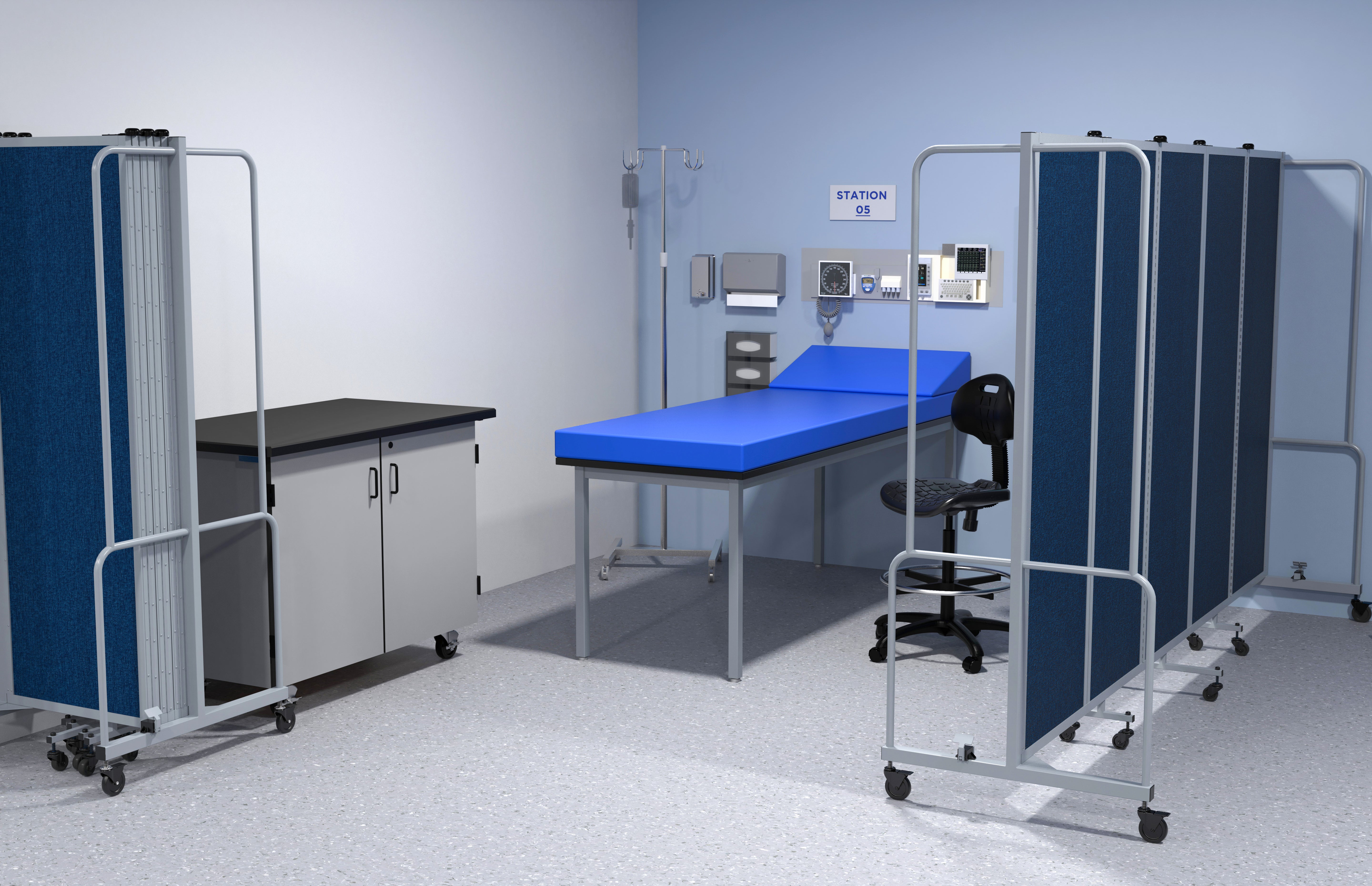 NPS® Mobile Science Cabinet with Shelving, Chem-Res Top, Surface Color: Black, Cabinet Color: Oak