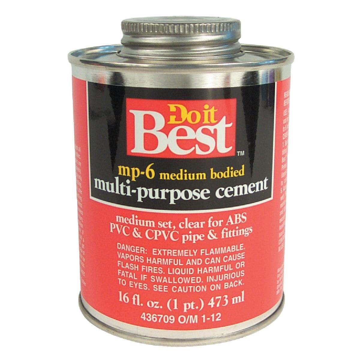 16 Oz. Medium Bodied Clear Multi Purpose Solvent Cement