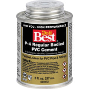 8 Oz. Regular Bodied Clear PVC Cement