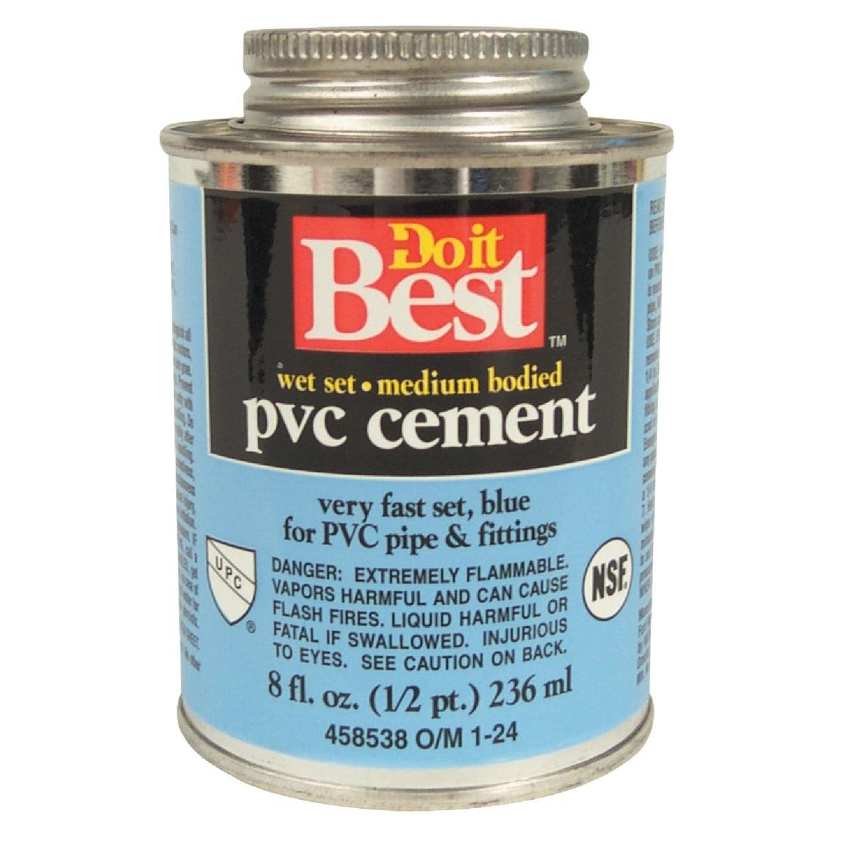 8 Oz. Medium Bodied Blue PVC Cement