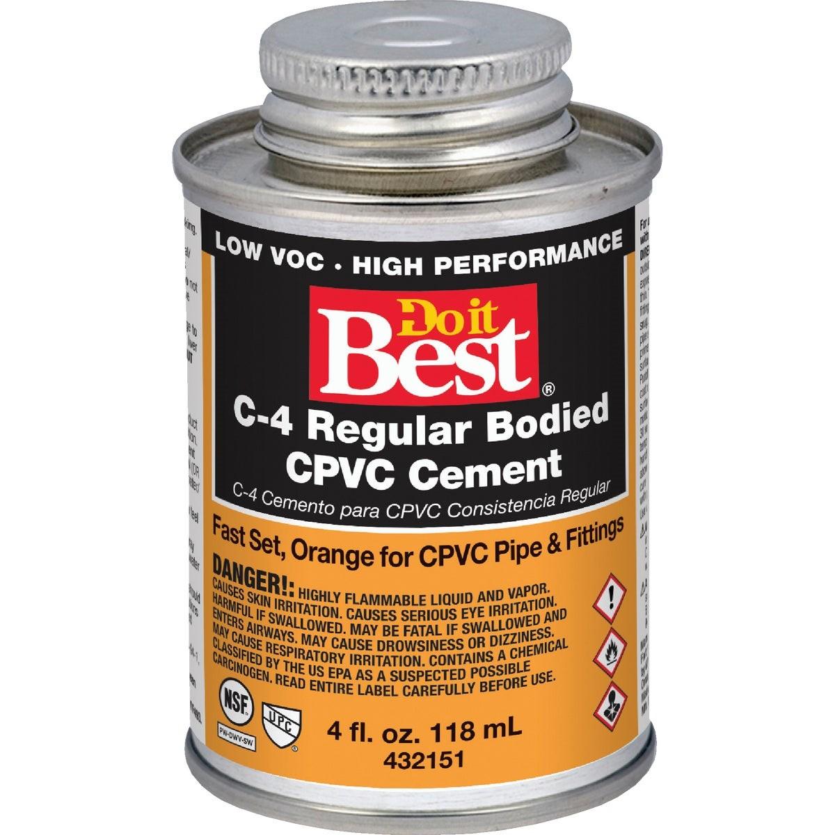 8 Oz. Regular Bodied Orange CPVC Cement