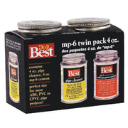 MP-6 Pipe Cleaner & PVC Cement Kit, (2) 4 Oz. Cans