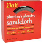 1-1/2 In. x 10 Yd. 120-Grit Plumber's Abrasive Sand Cloth