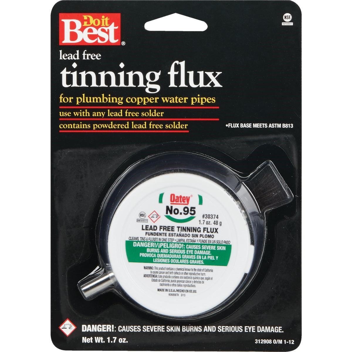 No. 95 1.7 Oz. Lead-Free Tinning Flux with Brush, Powdered