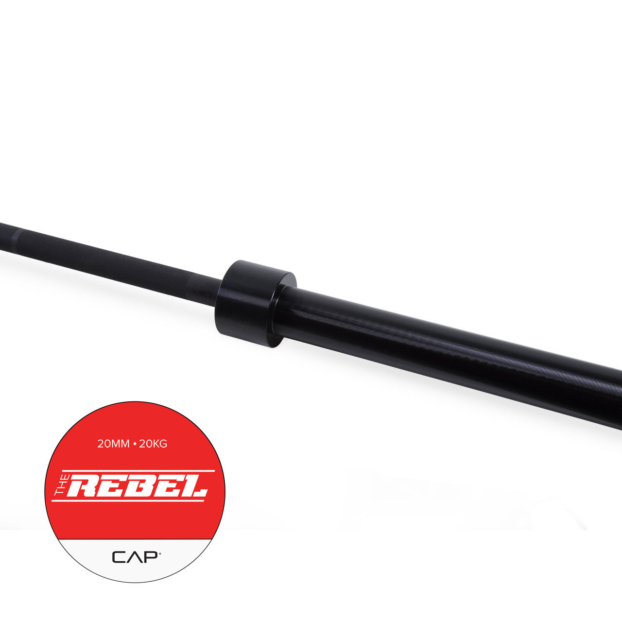 CAP 2" Heavy Duty 84" Power Squat Bar; Central Knurling