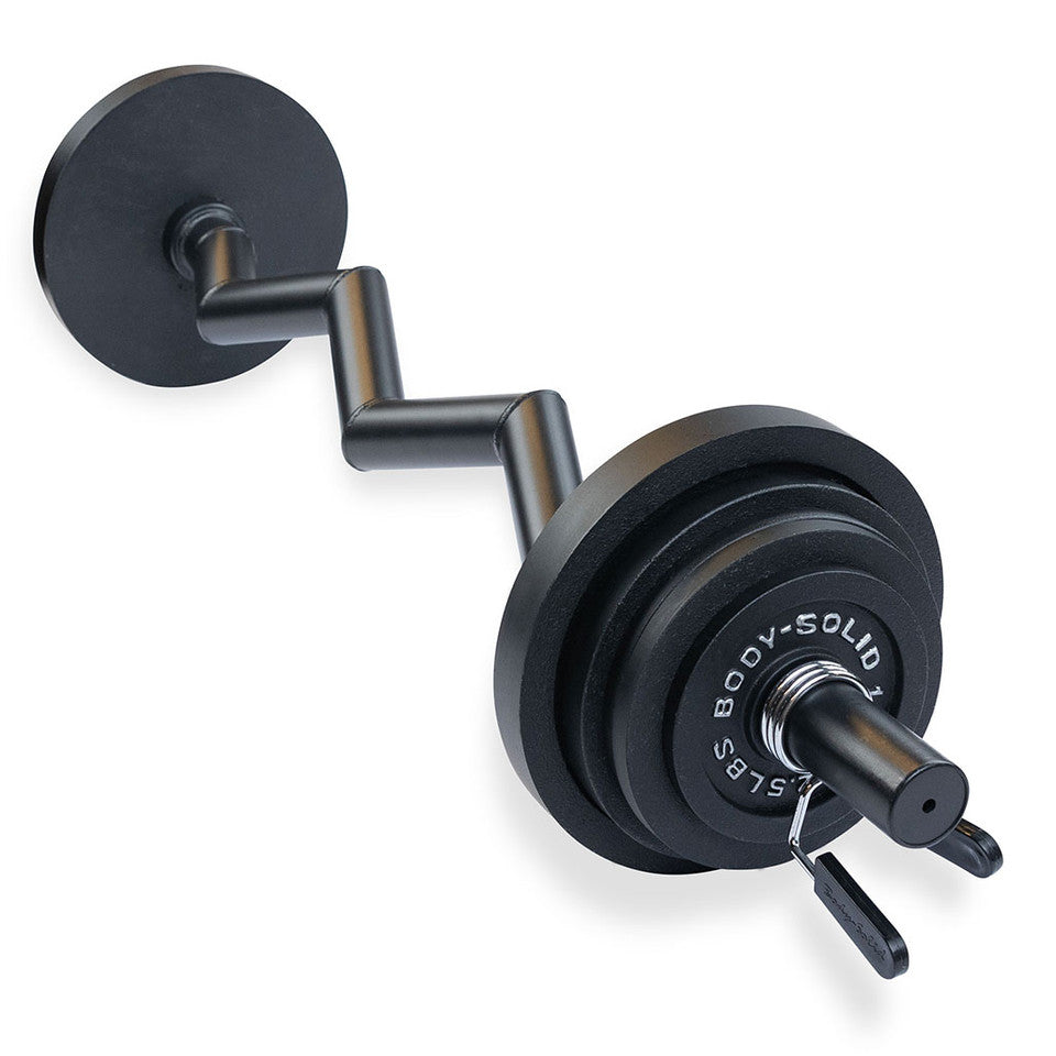 Oly Fat Curl Bar 48" Black