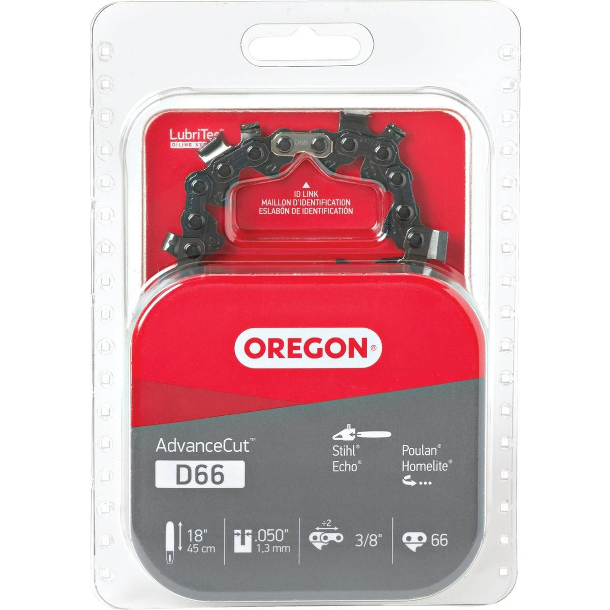 Oregon AdvanceCut D66 18 In. 66 Drive Link Chainsaw Chain