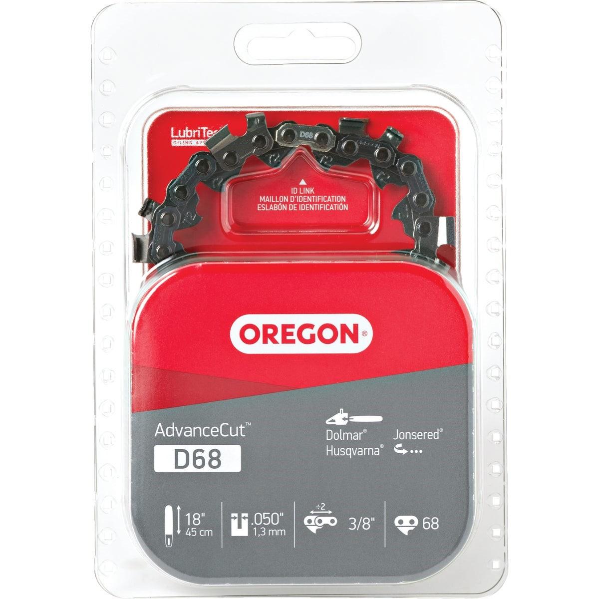 Oregon AdvanceCut D68 18 In. 68 Drive Link Chainsaw Chain
