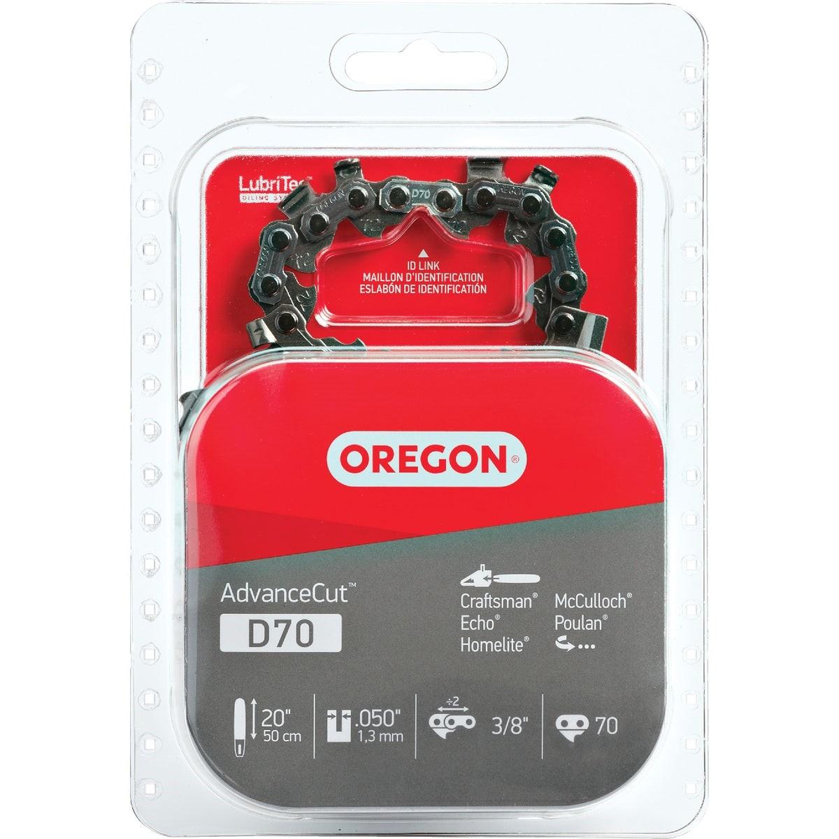 Oregon AdvanceCut D70 20 In. 70 Drive Link Chainsaw Chain