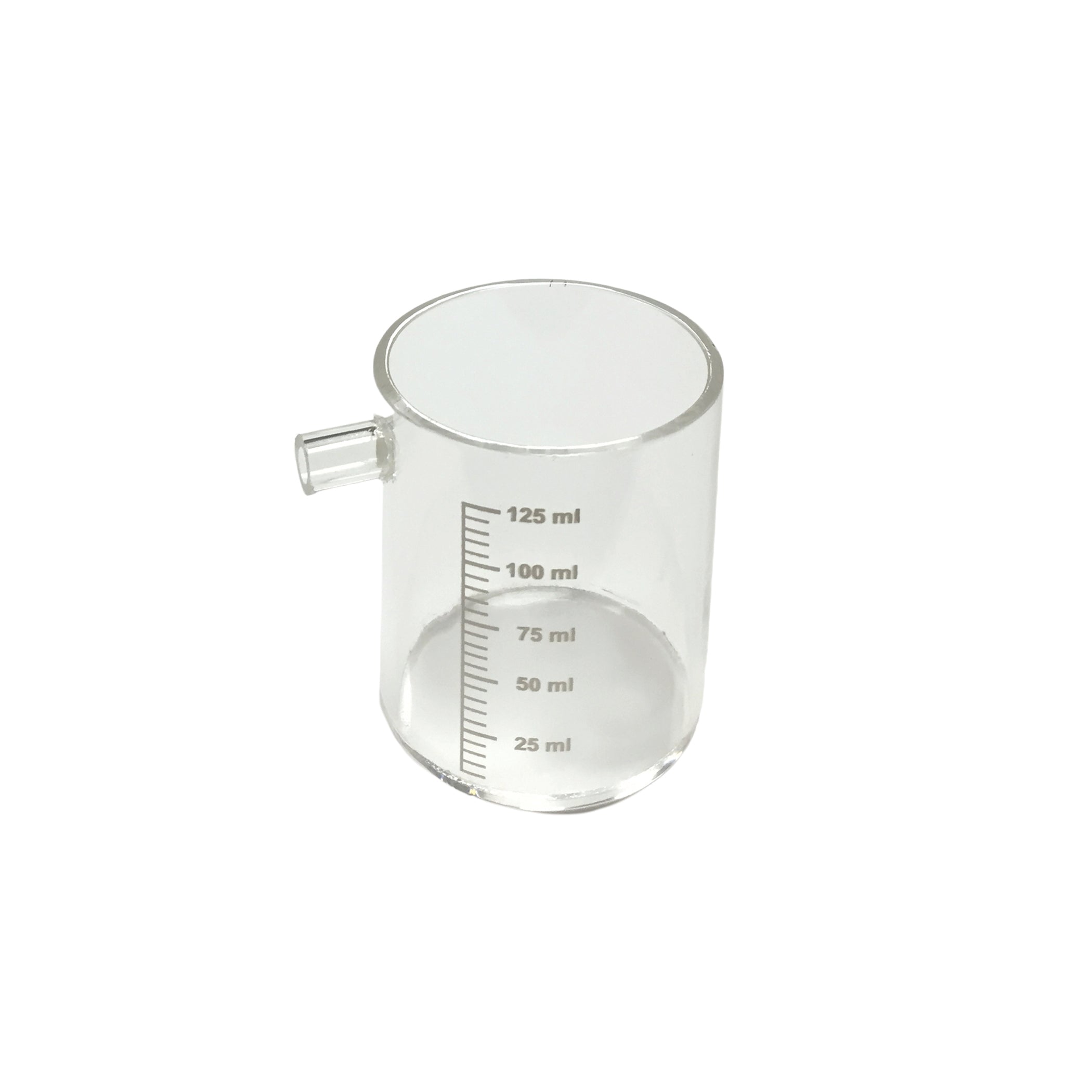United Scientific® Overflow Can, Clear Plastic