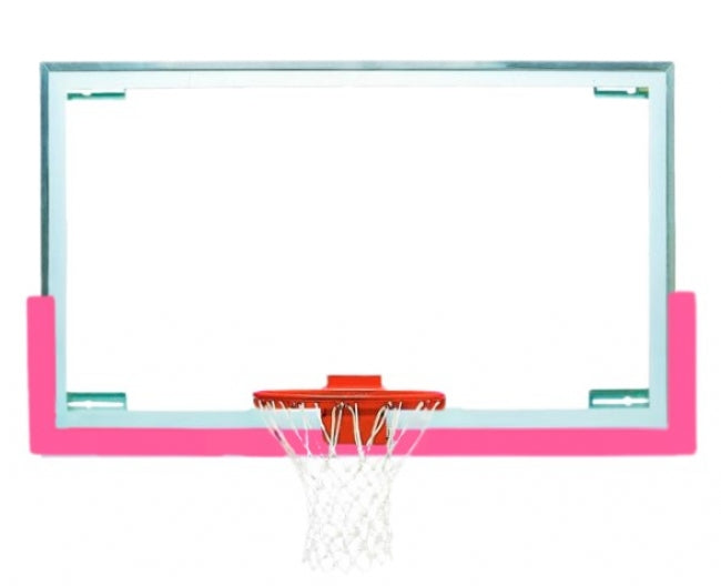 Official Standard Basketball Tall Board Upgrade Package, Pink