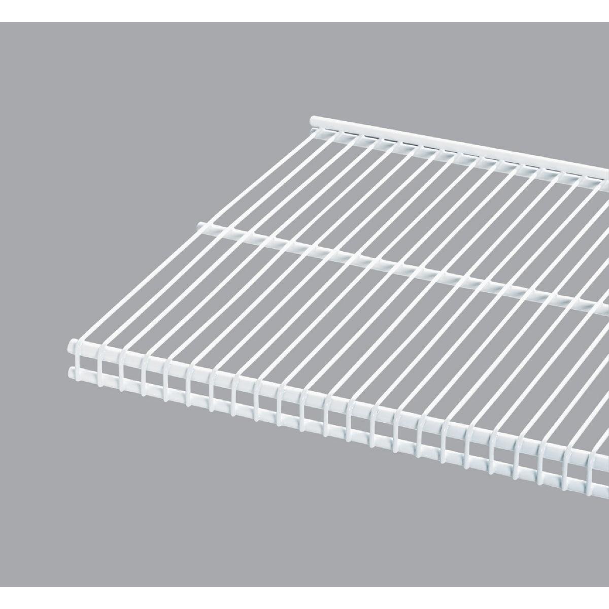Organized Living FreedomRail 2 Ft. W. x 12 in. D Profile Ventilated Closet Shelf, White
