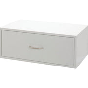 FreedomRail Double Hung 1-Drawer White Organization Box