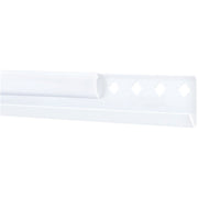 FreedomRail 60 In. White Horizontal Hanging Rail with Cover