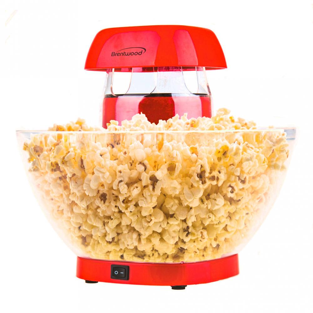 Brentwood PC-490R Jumbo 24-Cup Hot Air Popcorn Maker, Red