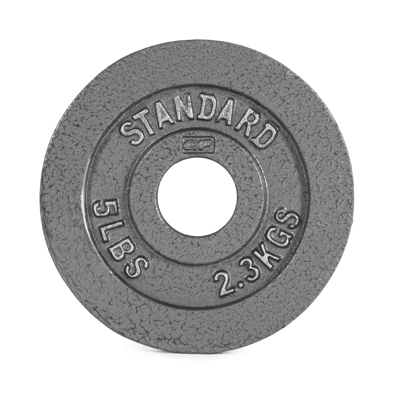 CAP 5 lb Gray Cast Iron Olympic Plate