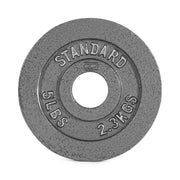 CAP 5 lb Gray Cast Iron Olympic Plate