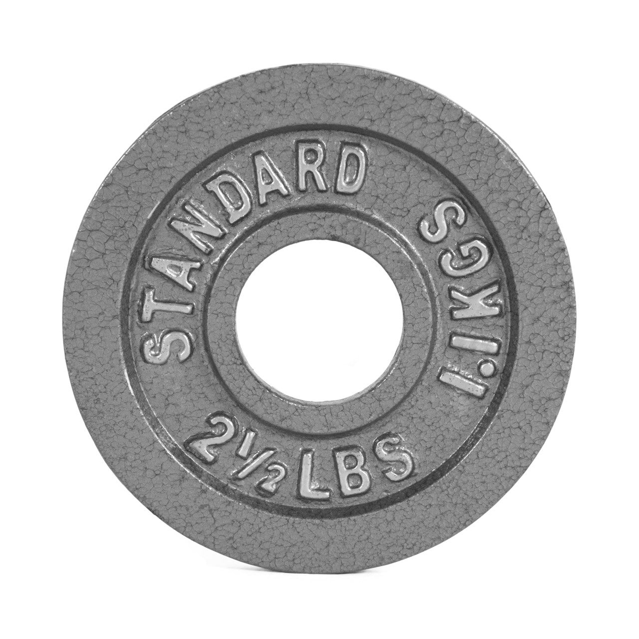 CAP 2.5 lb Gray Cast Iron Olympic Plate