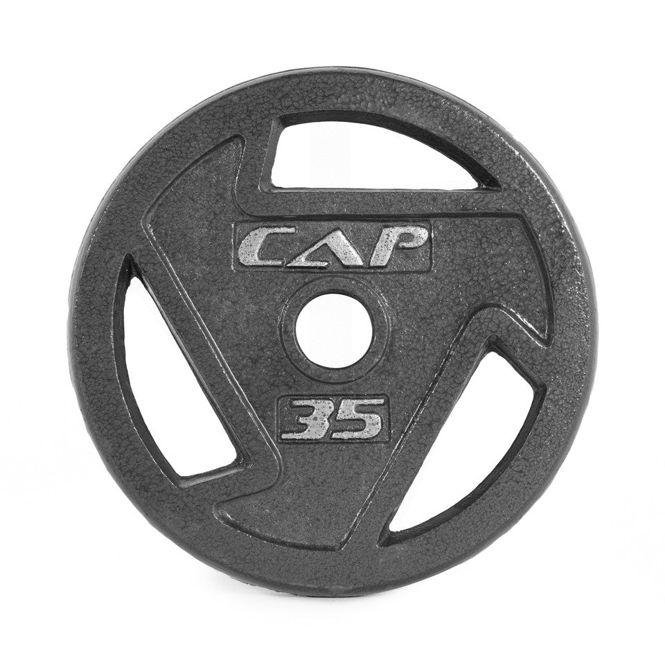 CAP 35 lb Black Olympic Grip Plate