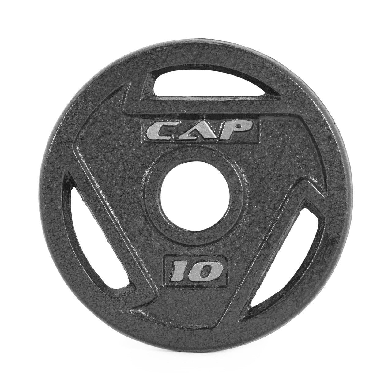 CAP 10 lb Black Olympic Grip Plate