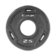 CAP 2.5 lb Black Olympic Grip Plate