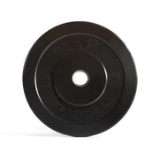 CAP 10 lb Black, Solid Rubber Olympic Bumper Plate
