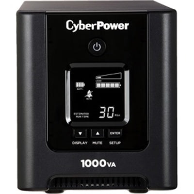 CyberPower - PFC Sinewave Series 1000VA Battery Back-up System - Black