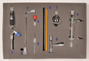 United Scientific® Standard Organic Chemistry Glassware Kit, 9 Pieces